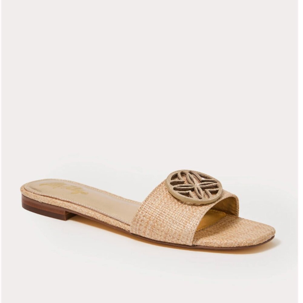 Lilly Pulitzer Nessa Slide Natural - Picture 4 of 11